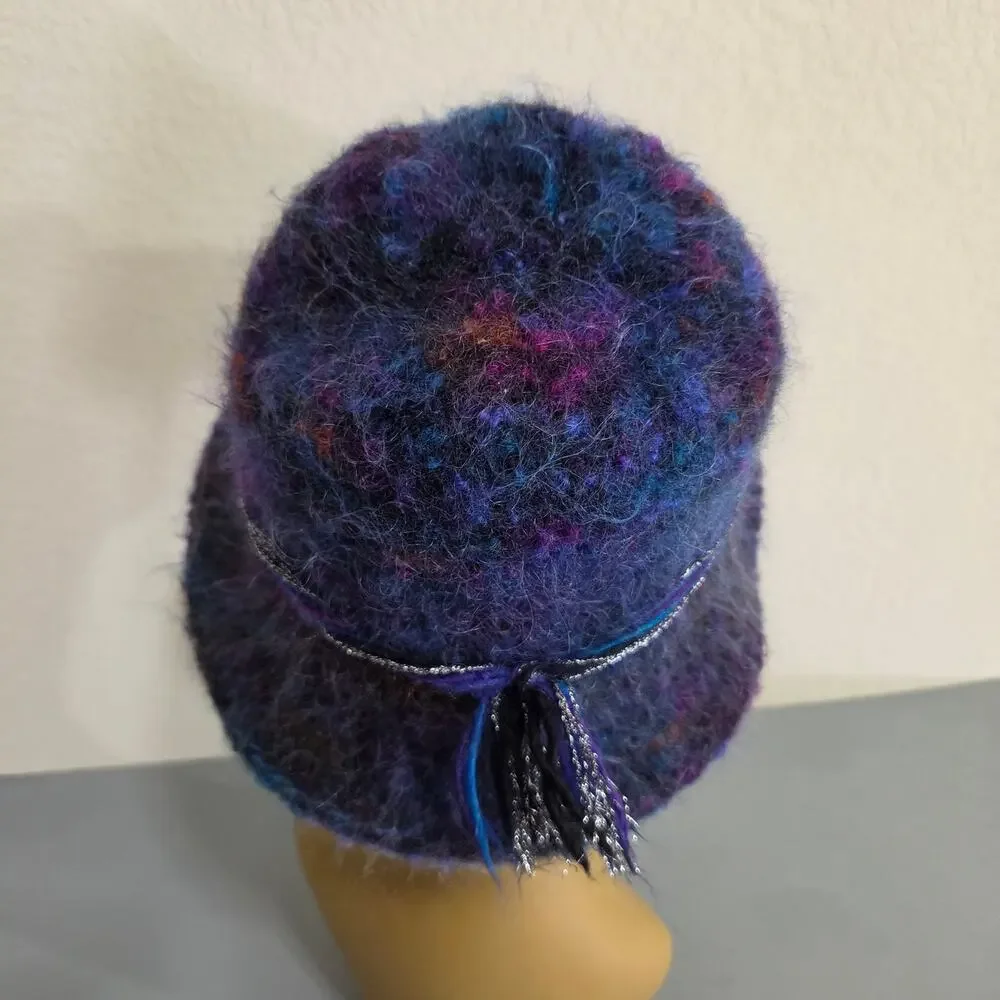 Handmade fuzzy knit